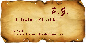 Pilischer Zinajda névjegykártya